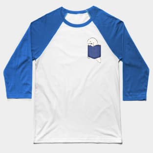 Dog in Pocket Baseball T-Shirt